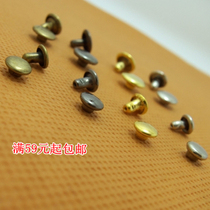 Bronze rivets jeans back pocket buckles