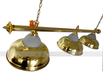 Ball room American billiard table lamp 3 gold cover crystal glass billiard lamp black 8 billiard table ball lamp