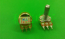 High quality WH148 single potentiometer 100k B104 shaft length 15mm diameter 16mm