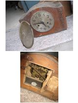 Special price Early old machinery Small number seat bell Arctic starboard machinery wood shell old bell antique old timepiece 2 *