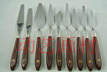 Art supplies stainless steel oil painting knife oil painting palette knife oil painting scraper paint knife oil painting shovel scraper