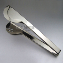 Thickened fine throwing stainless steel food clip pastry clip barbecue clip food clip towel clip self-service tableware