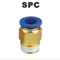 Shenchi SNS metric threaded straight-through quick connector SPC4 6 8 10 12 14-M6 M8 M10 M12