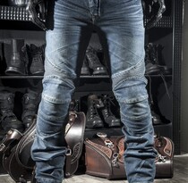 Lin Youfeng R2 high speed black jeans Motorcycle racing pants motorcycle pants drop pants thickened velvet