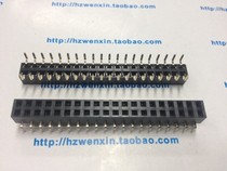 Double row centipede foot row female socket spacing 2 54MM 2*40p double row centipede curved foot gilded 1U