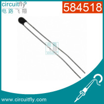 584518 NTC thermistor MF52-103J 10kΩ 5% negative temperature small blackhead