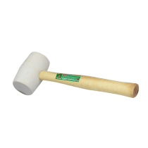 Weishi wooden handle rubber hammer (white) wooden floor tile Mason installation hammer 500g W0164