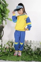 Kindergarten garden uniform school uniform class uniform spring and autumn pure cotton neutral 20014