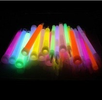 Chemical fluorescent stick with hook life-saving stick Wilderness survival concert fluorescent stick field luminous 6 inches