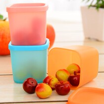 Special candy color mini translucent fresh-keeping box food grade plastic storage box sealed can fresh-keeping can