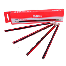 Morning light pencil morning light AWP30802 hexagonal with rubber head HB pencil 12 box