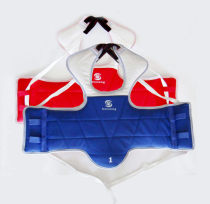 Competition protective gear Taekwondo protective gear Competition armor high-quality red and blue double-sided Taekwondo chest armor protective gear
