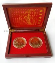 Factory direct wedding collection box wedding wooden box high-grade imitation mahogany box wedding box civil affairs supplies