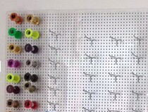 Three-legged hook hole plate adhesive hook hole plate rack hole plate plate display rack hardware tool adhesive hook jewelry adhesive hook