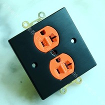 American KING SNAKE American standard power plug panel two jacks American standard wall plug socket