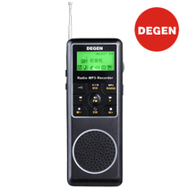 Degen Stiffness DE1127 Mini Speaker Portable Radio Seniors Mp3 Music player