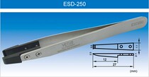 VETUS 116mm Flat Head Tweezers ESD-250 Interchangeable Head Stainless Steel Antistatic Tweezers