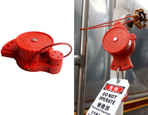 Duke adjustable retractable universal insulated cable lock Universal industrial management safety lock c11