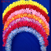 Wire wreath hard ring wire semi-circular wreath Games opening ceremony props cloth wreath