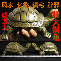 Fa geomery feng shui ornaments large turtle Longevity Town House evil evil evil spirit pure copper turtle Copper Turtle