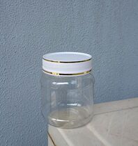 250g double gold side lid honey bottle 200mlPET bottle (GJ040A)