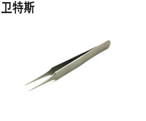 Wetts 2-SA Precision Precision High Elastic Magnetic Acid Proof Straight Thin Pointed Stainless Steel Tweezers