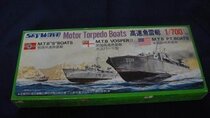 Original spot] 1:700 PIT-ROAD model SW02 WWII Anglo-American high-speed fish reboat suit