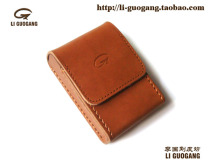  Pure cowhide cigarette case leather cigarette case cigarette bag hand-customized all kinds of pure leather leather goods(Li Guogang leather square)