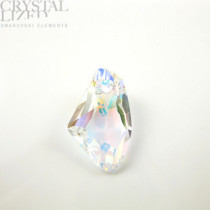 Austrian element Crystal DIY accessories Crystal pendant 6656 vertical holes Yuanbao 19M-39MAB Seven colorful white