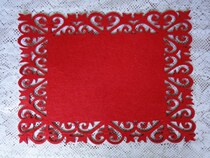 Full 19 new creative European home original single export non-woven fashion felt insulation mat bowl mat