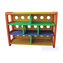 Plastic toy cabinet storage rack kindergarten toy rack corner pickup rack environmentally friendly plastic