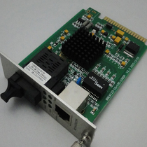 Telecom-grade card photoelectric converter Gigabit single-mode single-fiber 2U rack-mounted fiber optic transceiver dedicated