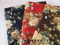 Manual cloth art DIY full cotton pure cotton cloth clothing fabric Garden Peony Flowers Cotton Numb 145 * 50CM
