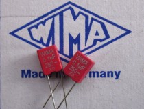Imported German WIMA MKS2 fever capacitance 0 1uf250v 100 nf250v 104 250v p = 5mm
