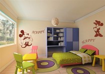 Diatom mud vector illustration album wall environmental protection interior wall paint printing mold childrens room renderings pattern