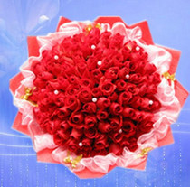Red roses 99 bouquets for girls love to send flowers Anniversary birthday order flowers Valentines Day Tanabata flowers