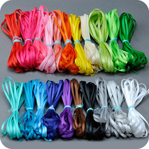 Handmade DIY baby clothes hairband ZAKKA ultra-fine 3mm rainbow Rowan thread webbing small buckle companion