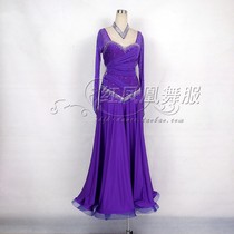 Red Phoenix Professional Custom Morden Dance Dress Competition Skirt Stage Suit National practice Gongfu Lian dress BR102