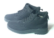 Black 05 cotton shoes outdoor waterproof cold shoes winter canvas wear shoes thick warm cotton shoes casual shoes