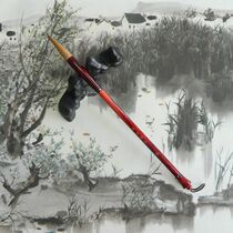 Lake pen adult writing brush wolf milli gift old technician refined in block block in block letters thick German load with good waistline power