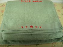 Pure cotton standard towel Sports extra long towel Towel New towel Green towel