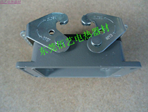 Xibashi 10-pin connector rectangular heavy-duty aviation plug HE10BAG double buckle open hole bottom plug spot