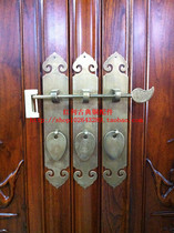 Dividend Antique Bronze Accessories Chinese Imitation Antique Pure Copper Door Bolt Lock Contact Pin Bolt Plus Copper Lock Door Lock Cabinet Padlock