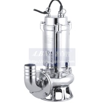 Zhejiang common people full casting corrosion protection submersible pump 304 stainless steel sewage water pump WQD15 -12-1 5KW