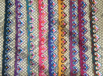 Dance Supplies Stage Performance Props Clothing Accessories Computer Embroidered Peach Hearts Strip Clog Stick about 3 9 m