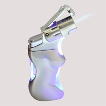 Finely Carved Oil Clay Surface Polished Treatment Smooth Tool Straight Spray Inflatable Lighter Industrial Oil Mud Special Lighter