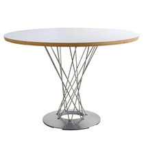 Home restaurant dining round waterproof table Table Nordic modern simple metal solid wood dining table