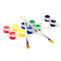 DIY graffiti paint Six-in-one acrylic paint Kindergarten art hand-painted paint Send a painting pen
