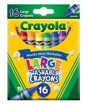 American Crayola painting childrens painting crayons washable 16 color toddler crayon 3281