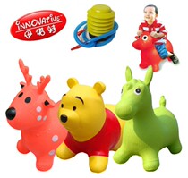 Negative profit promotion Enot jumping horse Deer Cow Winnie the Pooh inflatable thickened jumping toy for children